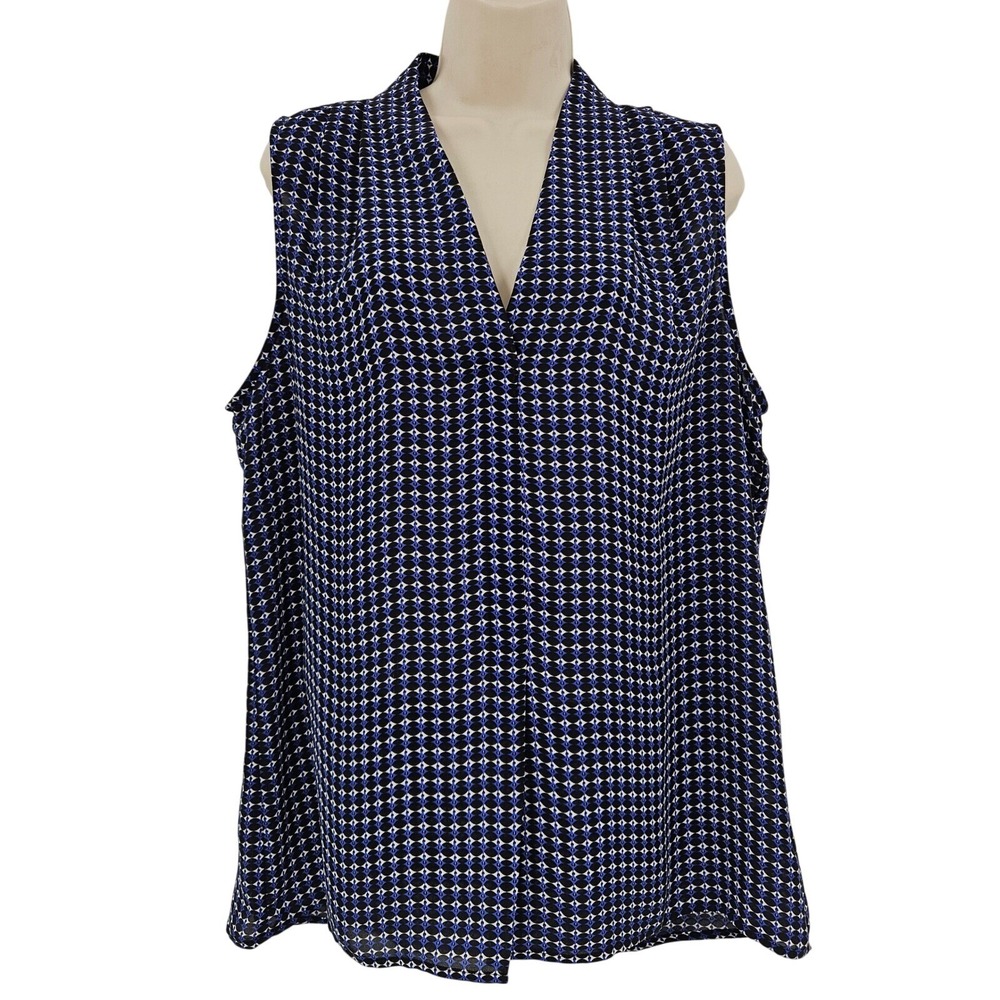 Laundry by Shelli Segal‎ Top SZ L  Preppy Office work vacation Dressy